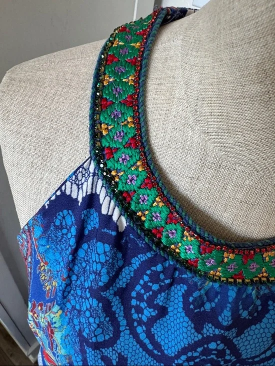 Anthropologie Ranna Gill 10 Boteh Maxi Dress - Picture 7 of 8